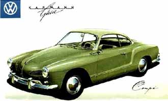 karmann ghia sales literature