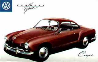 karmann ghia sales literature