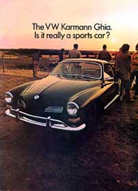 karmann ghia sales literature