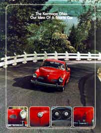 karmann ghia sales literature