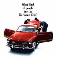 karmann ghia sales literature